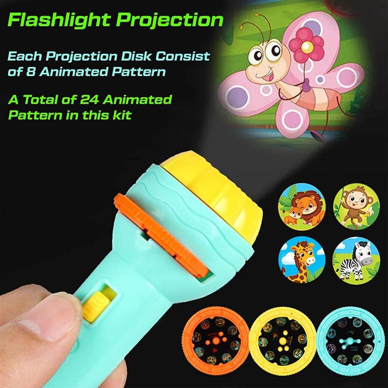 Slide Flashlight Torch Education Learning Kids Toy doorbey india