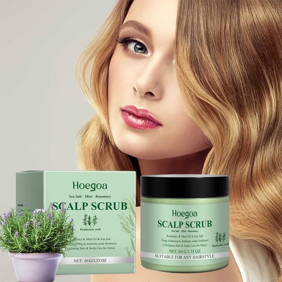 Rosemary Scalp Scrub Exfoliator 50gm (Pack of 2) isdi90-m1