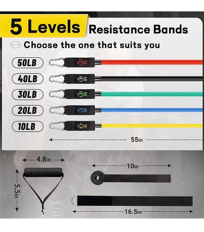 Resistance Band Set for Heavy Workout isdi90-m1