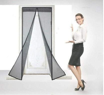Mesh Screen Net Home Magnetic Foldable Anti Mosquito Door Curtains isdi90-m1
