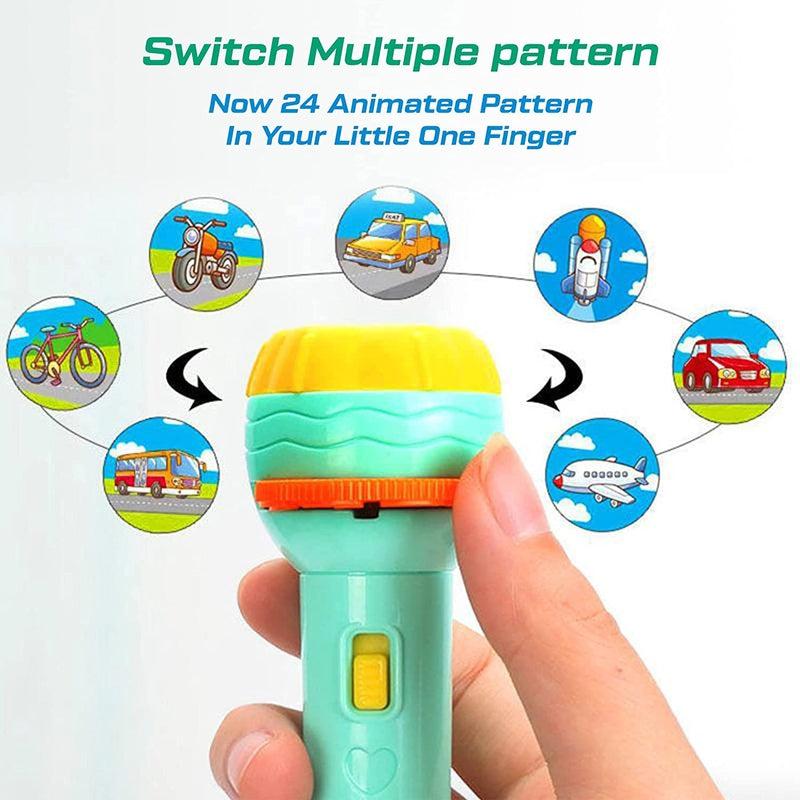 Slide Flashlight Torch Education Learning Kids Toy doorbey india