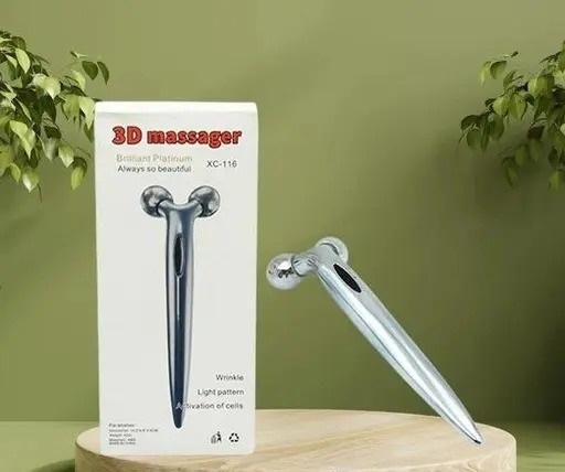 Mini Long 3D Shape 360 Rotate Face Massage Roller - doorbey india