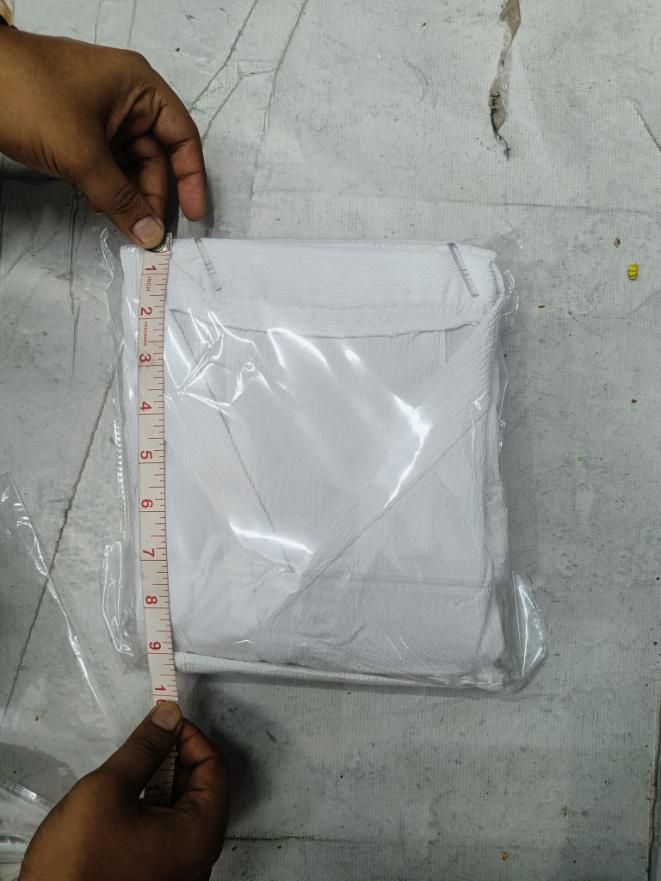 Men's Crinkled Co-Ord Set White doorbey india