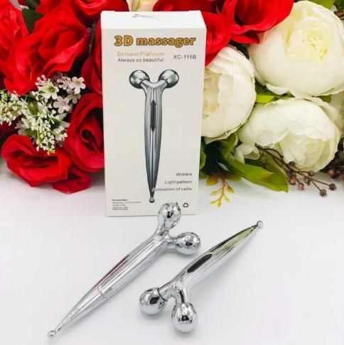 Mini Long 3D Shape 360 Rotate Face Massage Roller - doorbey india