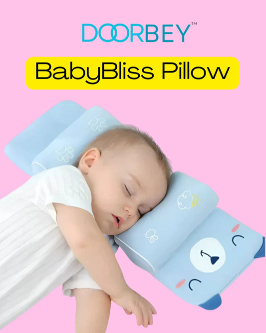 BabyBliss Pillow - Soft Support for Sweet Sleep doorbey india
