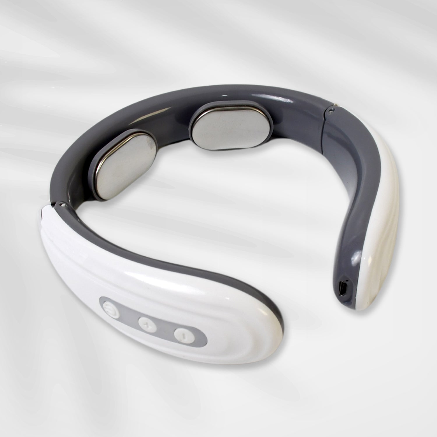 2 Heads Smart Electric Neck And Back Pulse Massager (1 Pc  Mix Design) - doorbey india