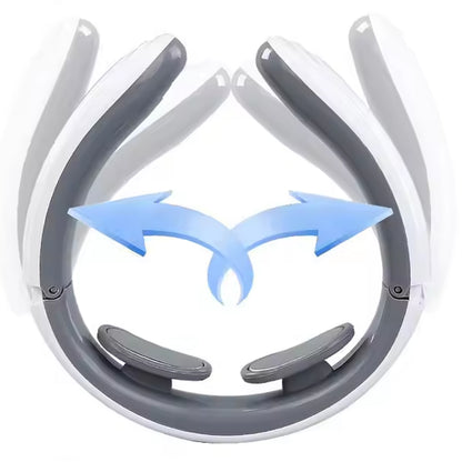 2 Heads Smart Electric Neck And Back Pulse Massager (1 Pc  Mix Design) - doorbey india